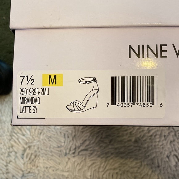 Nine West Miranda python wedge sandals - Picture 7 of 7